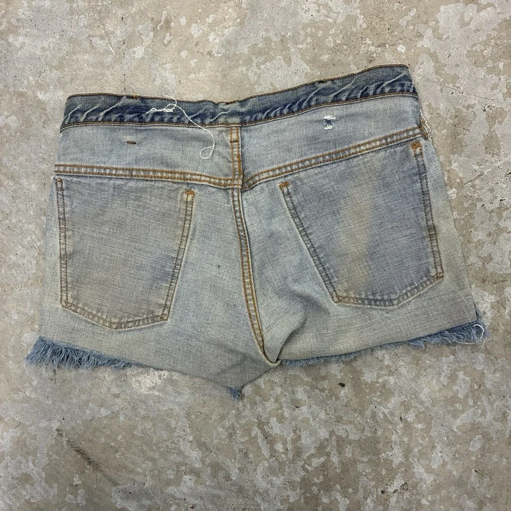 Vintage Levis Cutoff Shorts Men 33 Blue USA Orange Tab Big E Denim 3